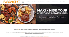 Desktop Screenshot of maxisfood.com